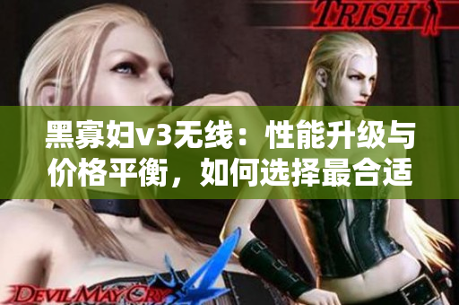 黑寡妇v3无线：性能升级与价格平衡，如何选择最合适？