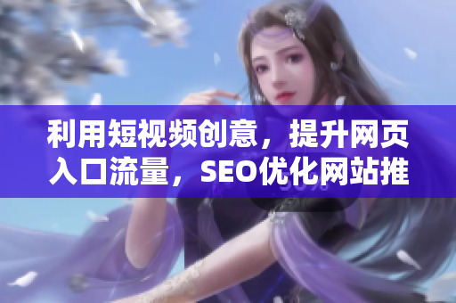 利用短视频创意，提升网页入口流量，SEO优化网站推广战略