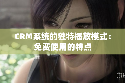 CRM系统的独特播放模式：免费使用的特点