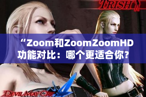 “Zoom和ZoomZoomHD功能对比：哪个更适合你？”