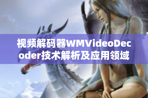 视频解码器WMVideoDecoder技术解析及应用领域深入探讨