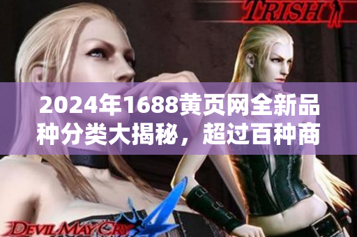 2024年1688黄页网全新品种分类大揭秘，超过百种商品任你挑选