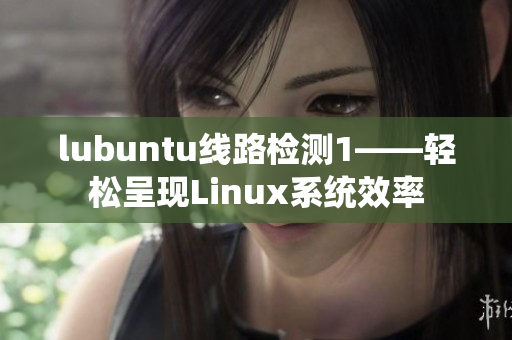 lubuntu线路检测1——轻松呈现Linux系统效率