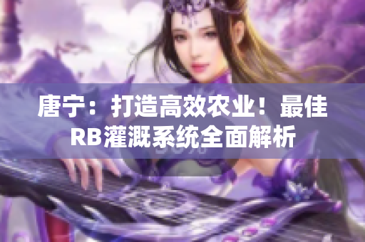 唐宁：打造高效农业！最佳RB灌溉系统全面解析