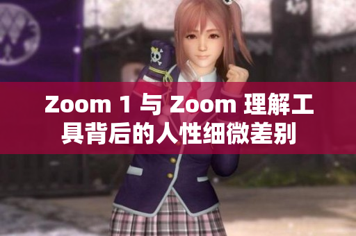 Zoom 1 与 Zoom 理解工具背后的人性细微差别