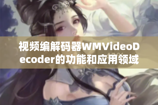 视频编解码器WMVideoDecoder的功能和应用领域