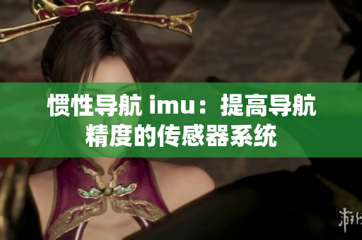 惯性导航 imu：提高导航精度的传感器系统