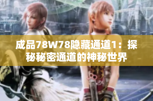 成品78W78隐藏通道1：探秘秘密通道的神秘世界