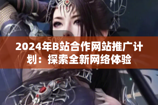 2024年B站合作网站推广计划：探索全新网络体验