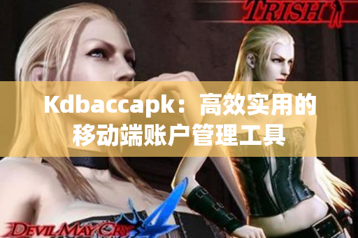 Kdbaccapk：高效实用的移动端账户管理工具