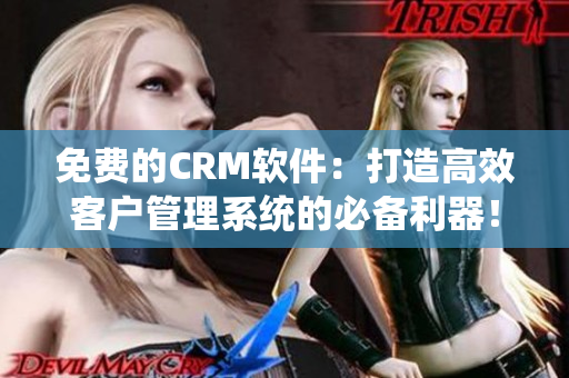 免费的CRM软件：打造高效客户管理系统的必备利器！