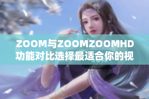 ZOOM与ZOOMZOOMHD功能对比选择最适合你的视频会议方案