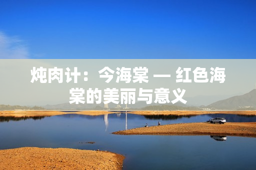 炖肉计：今海棠 — 红色海棠的美丽与意义