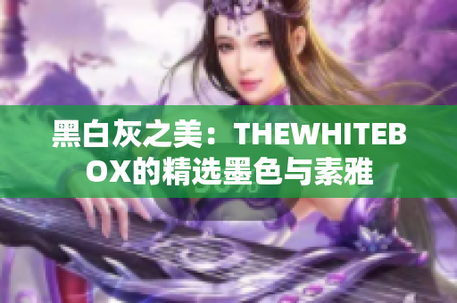 黑白灰之美：THEWHITEBOX的精选墨色与素雅