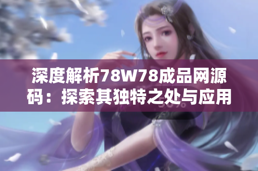 深度解析78W78成品网源码：探索其独特之处与应用前景