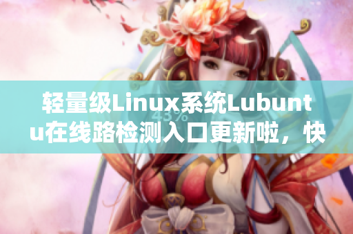 轻量级Linux系统Lubuntu在线路检测入口更新啦，快来体验吧