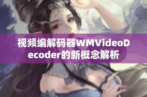 视频编解码器WMVideoDecoder的新概念解析