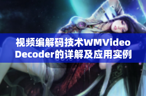 视频编解码技术WMVideoDecoder的详解及应用实例