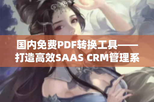 国内免费PDF转换工具——打造高效SAAS CRM管理系统