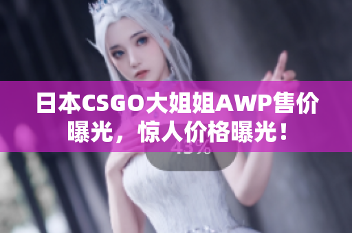 日本CSGO大姐姐AWP售价曝光，惊人价格曝光！