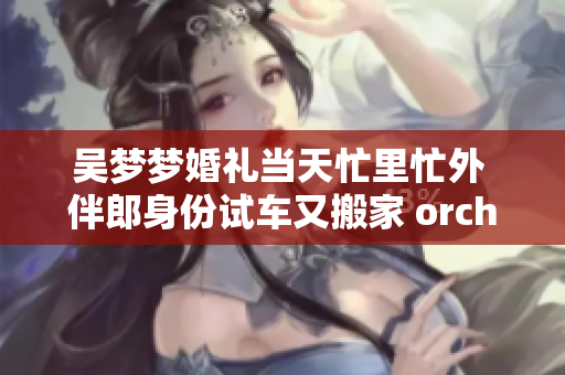 吴梦梦婚礼当天忙里忙外 伴郎身份试车又搬家 orchestration 