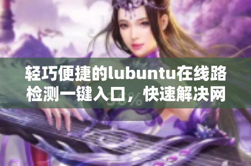 轻巧便捷的lubuntu在线路检测一键入口，快速解决网络连通问题