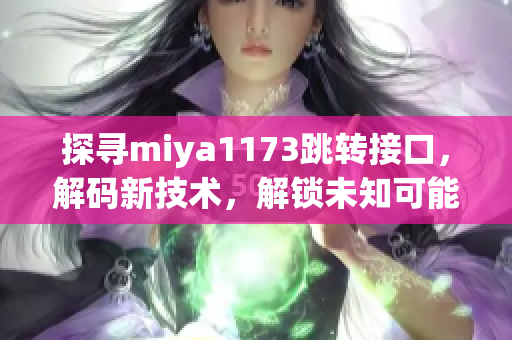 探寻miya1173跳转接口，解码新技术，解锁未知可能