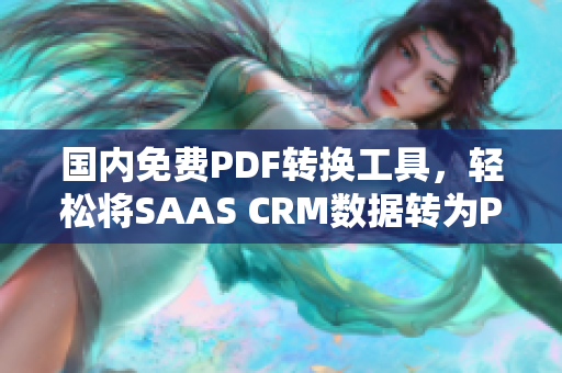 国内免费PDF转换工具，轻松将SAAS CRM数据转为PDF格式